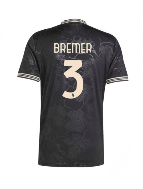 Juventus Gleison Bremer #3 Rezervni Dres 2025-26 Kratak Rukavima Juventus Gleison Bremer #3 Rezervni Dres 2025-26 Kratak Rukavima